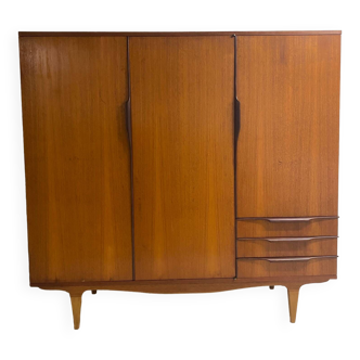 Armoire scandinave pieds compas années 60