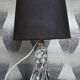 Vintage twisted crystal lamp base signed BACCARAT – 20th century