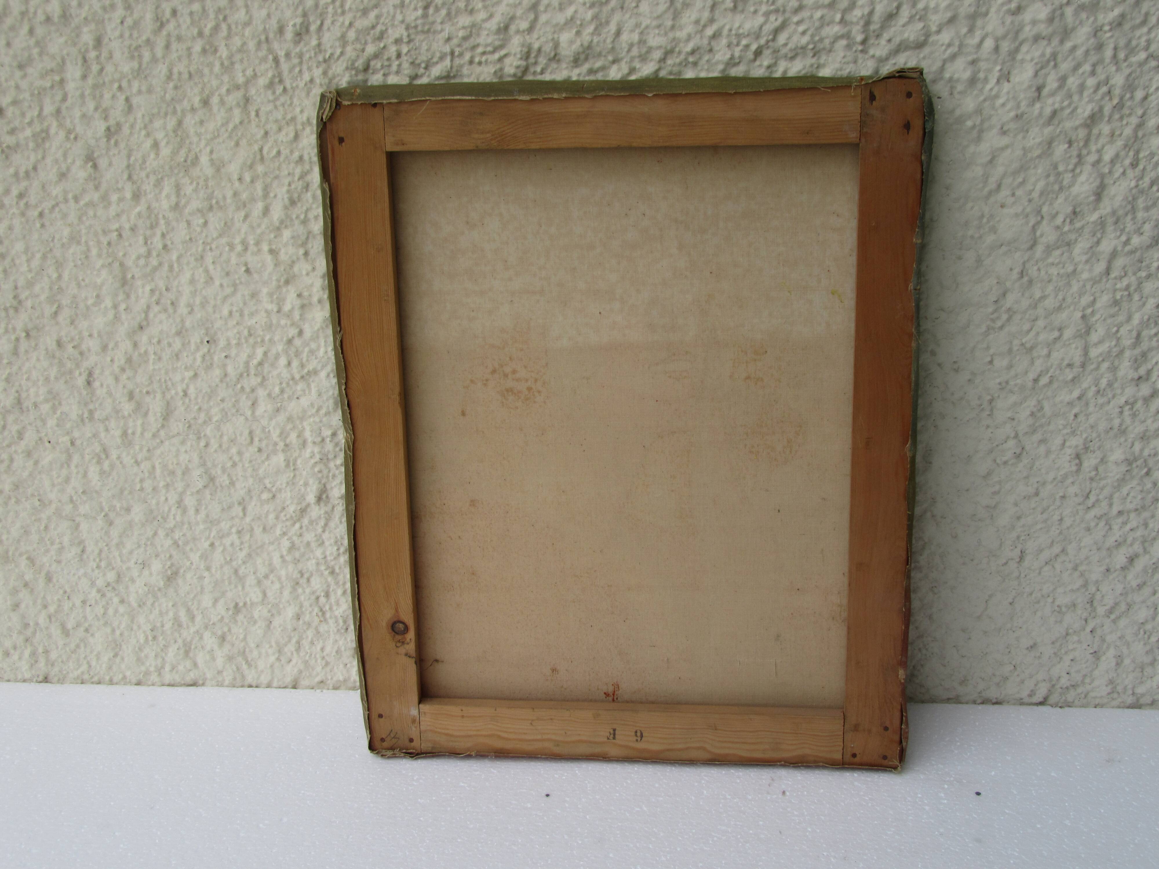 Woman portrait oil on canvas 1935