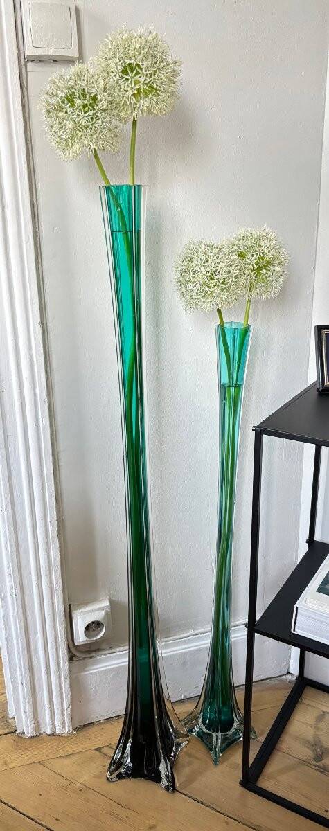 Pair of large Murano vases