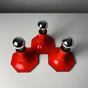 Trio of Staff Lights wall/ceiling lamps 70's, Germany