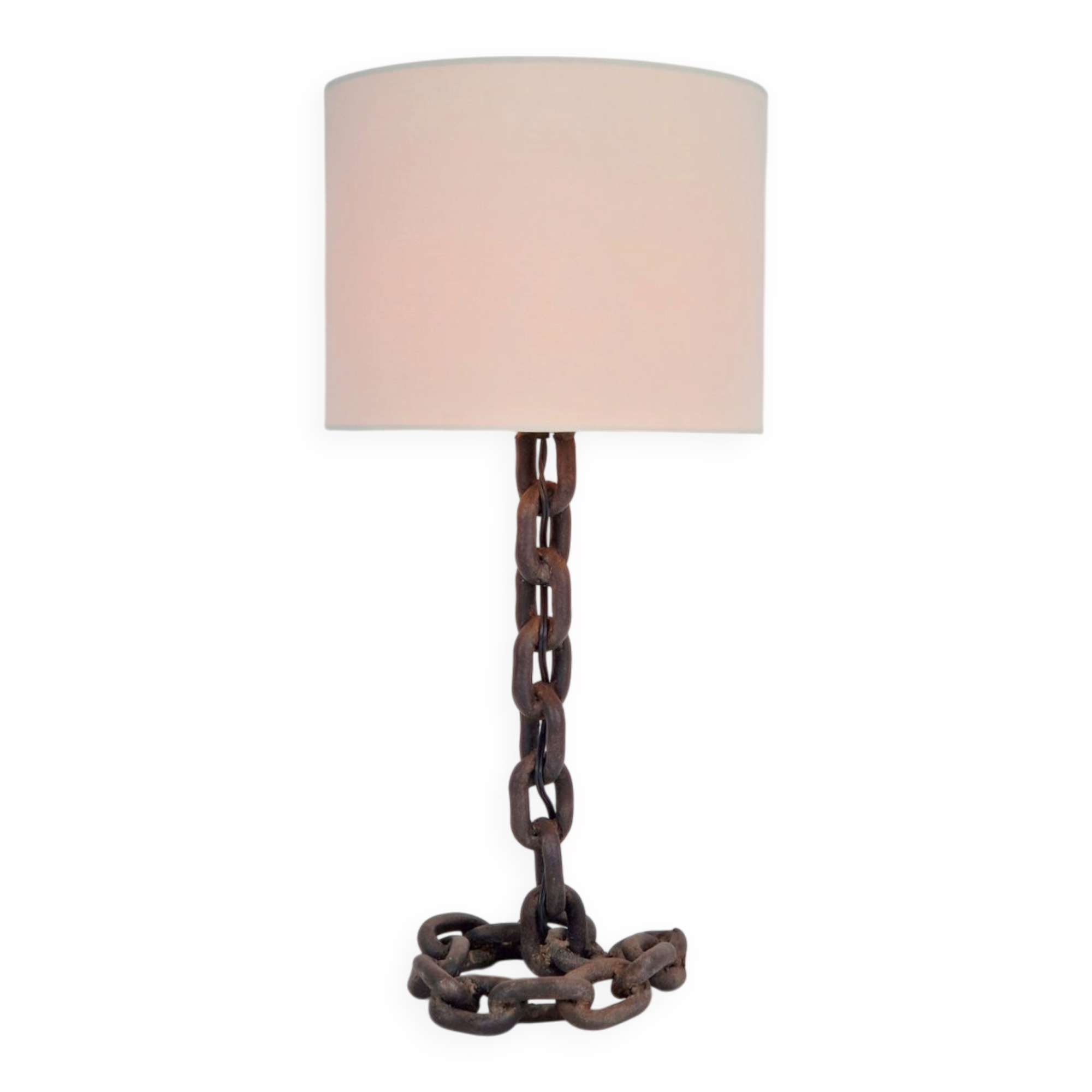 Brutalist Chain Table Lamp attributed to Franz West, 1980s
