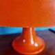 Lampe Nesso, fibre de verre orange, Giancarlo Mattioli, Artemide,1960