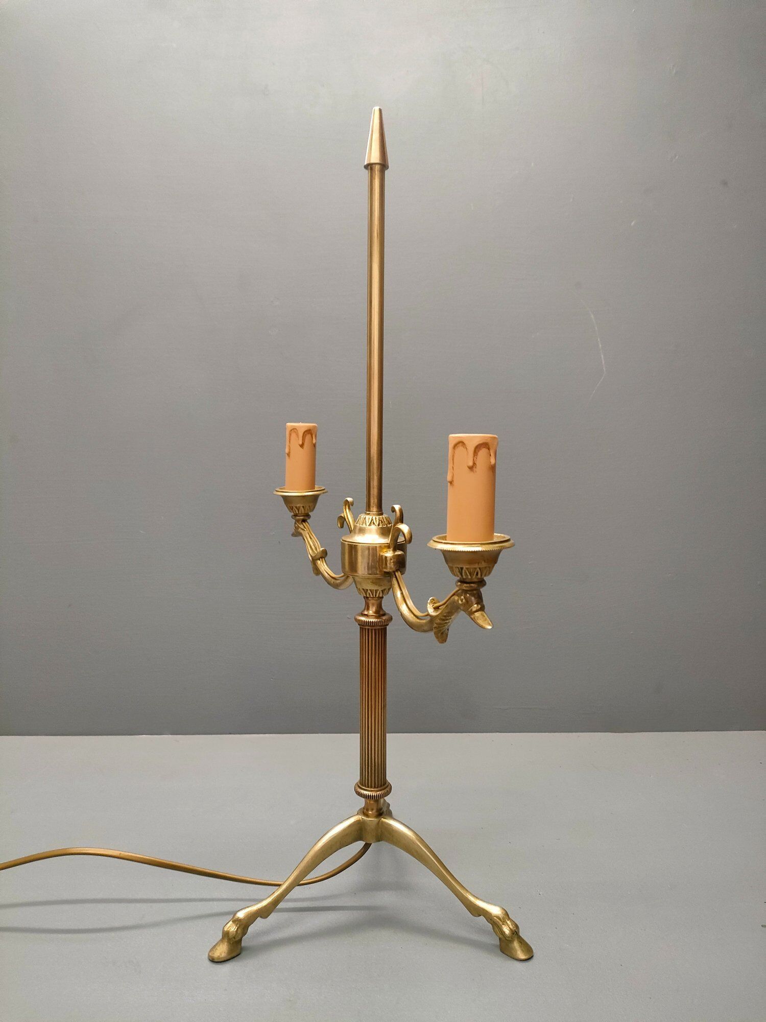 Napoleon III style zoomorphic lamp foot