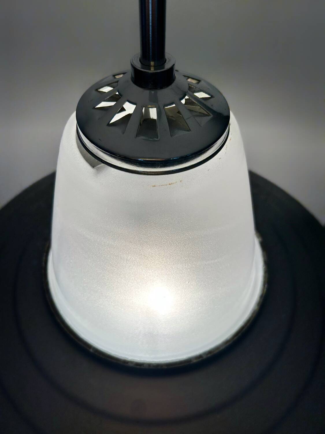 Bauhaus Adolph Meyer design chandelier from the 40s