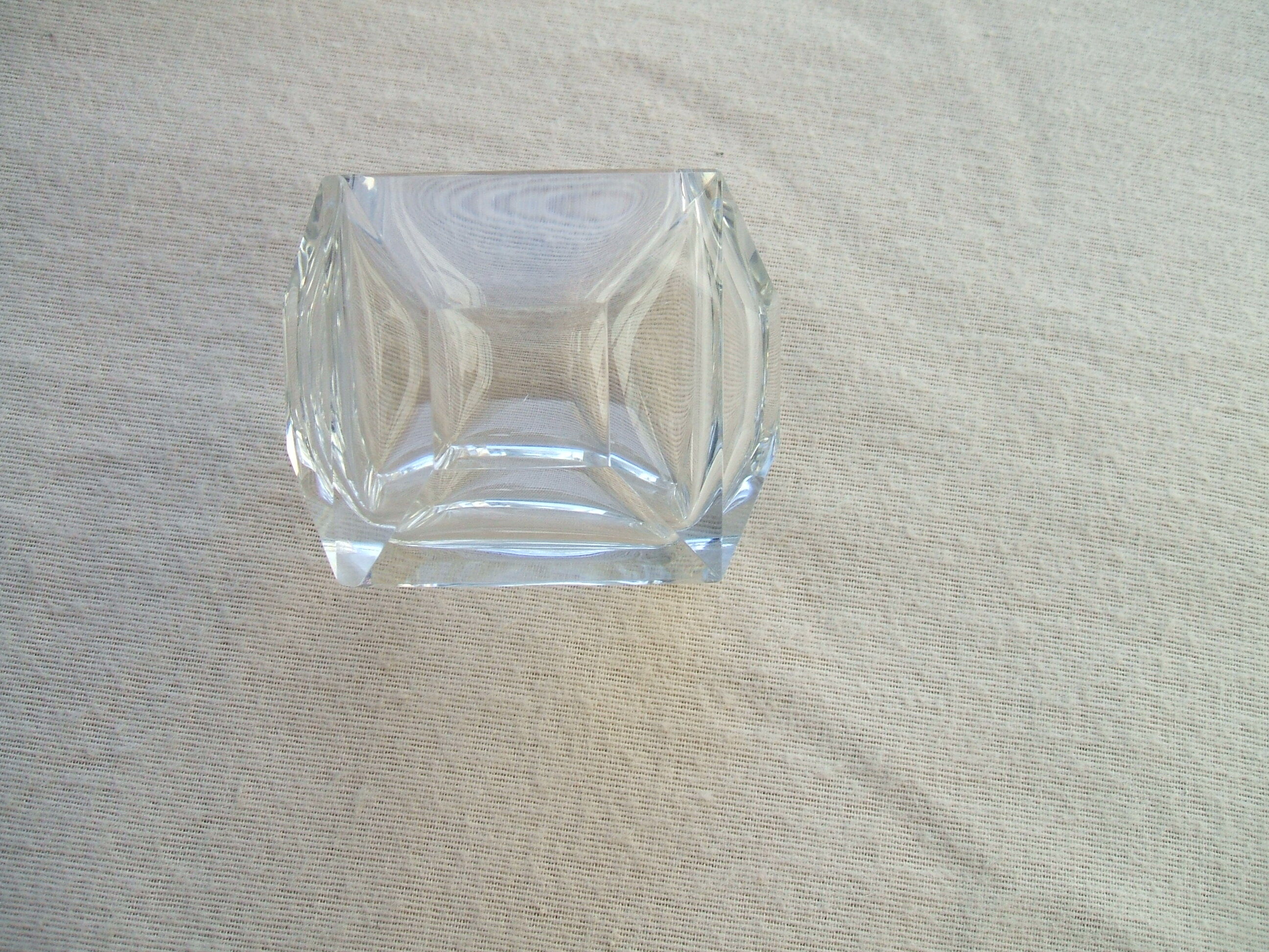 Mustard crystal art deco