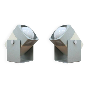 Paire de lampes de table de style Space Age du milieu du siècle, années 1960
