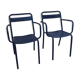 Paire de chaises extérieures Fermob 1980
