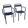Pair of Fermob armchairs 1980