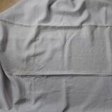 Embroidered linen sheet