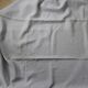 Embroidered linen sheet