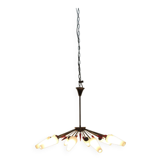 Lustre/Arlus Lunel/ français ancien du milieu du siècle dernier/10 feux