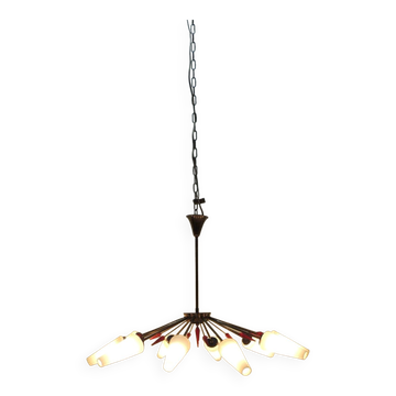 Chandelier/Arlus Lunel/old French from the middle of the last century/10 lights
