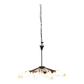 Chandelier/Arlus Lunel/old French from the middle of the last century/10 lights
