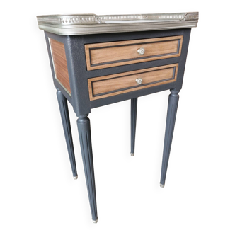 Antique Louis XVI style bedside table
