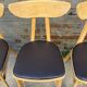 (Lot) 5 chaises modèle Banane estampillées Lutherma (Restaurées)