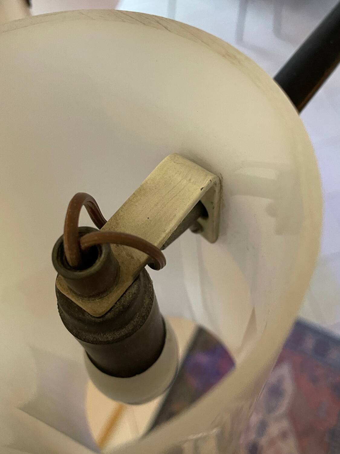 Vintage 9-light pendant light in Perspex