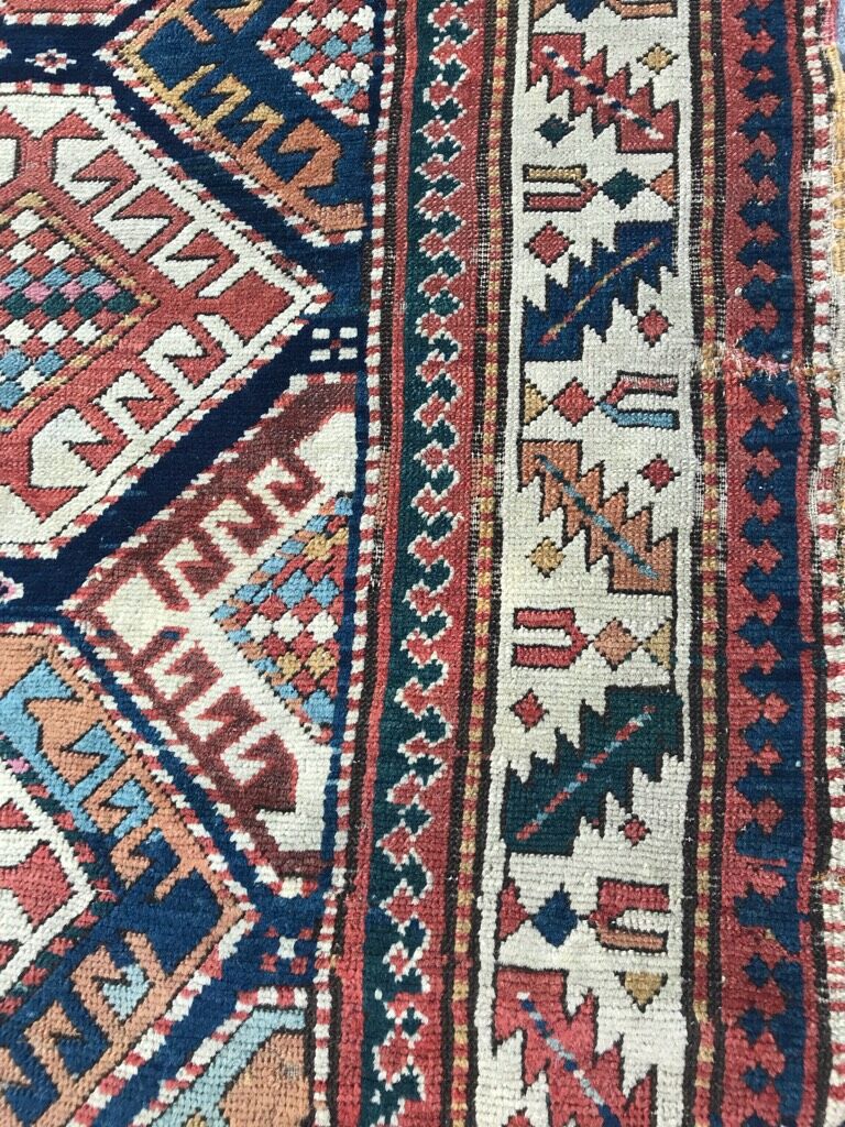 Tapis ancien Kazak 204x280cm