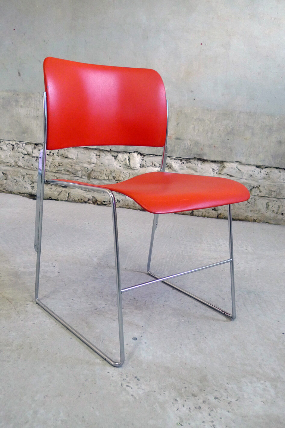 Set of 6 chairs "404″ by David Rowland, 1970