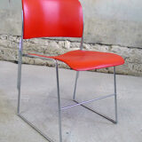 Set of 6 chairs "404″ by David Rowland, 1970