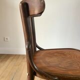 Curved wooden bistro chair 40s 50s