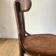 Curved wooden bistro chair 40s 50s