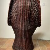 Mid-Century Wicker Armchair