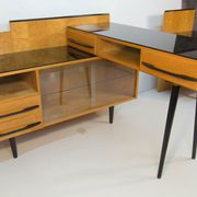 Modular set of table, night stand and chest of drawers by M. Pozar, 1960s