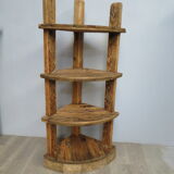 Rustic coniferous wood notch