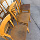 Set of 6 vintage bistro chairs