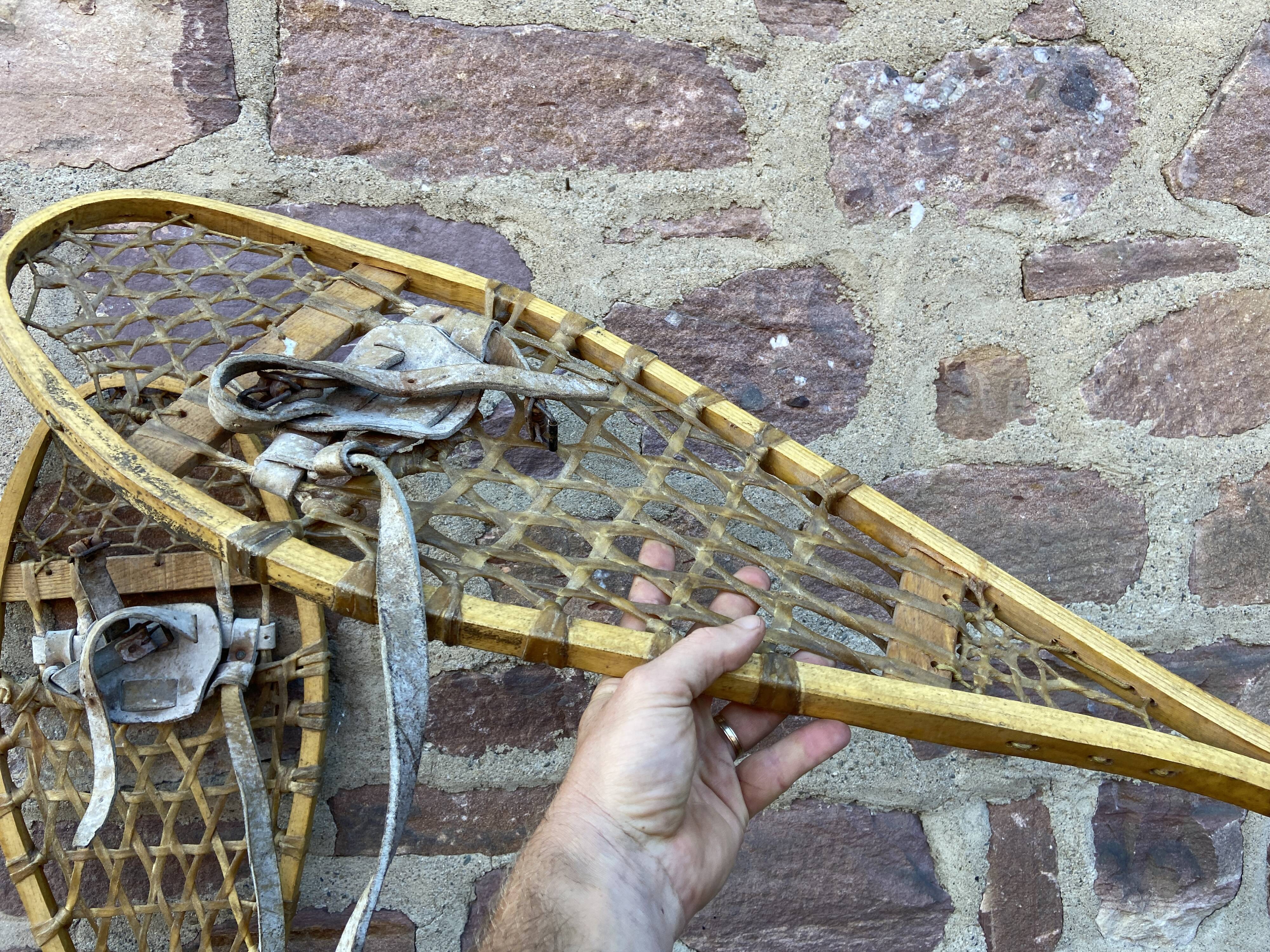 Vintage snowshoes