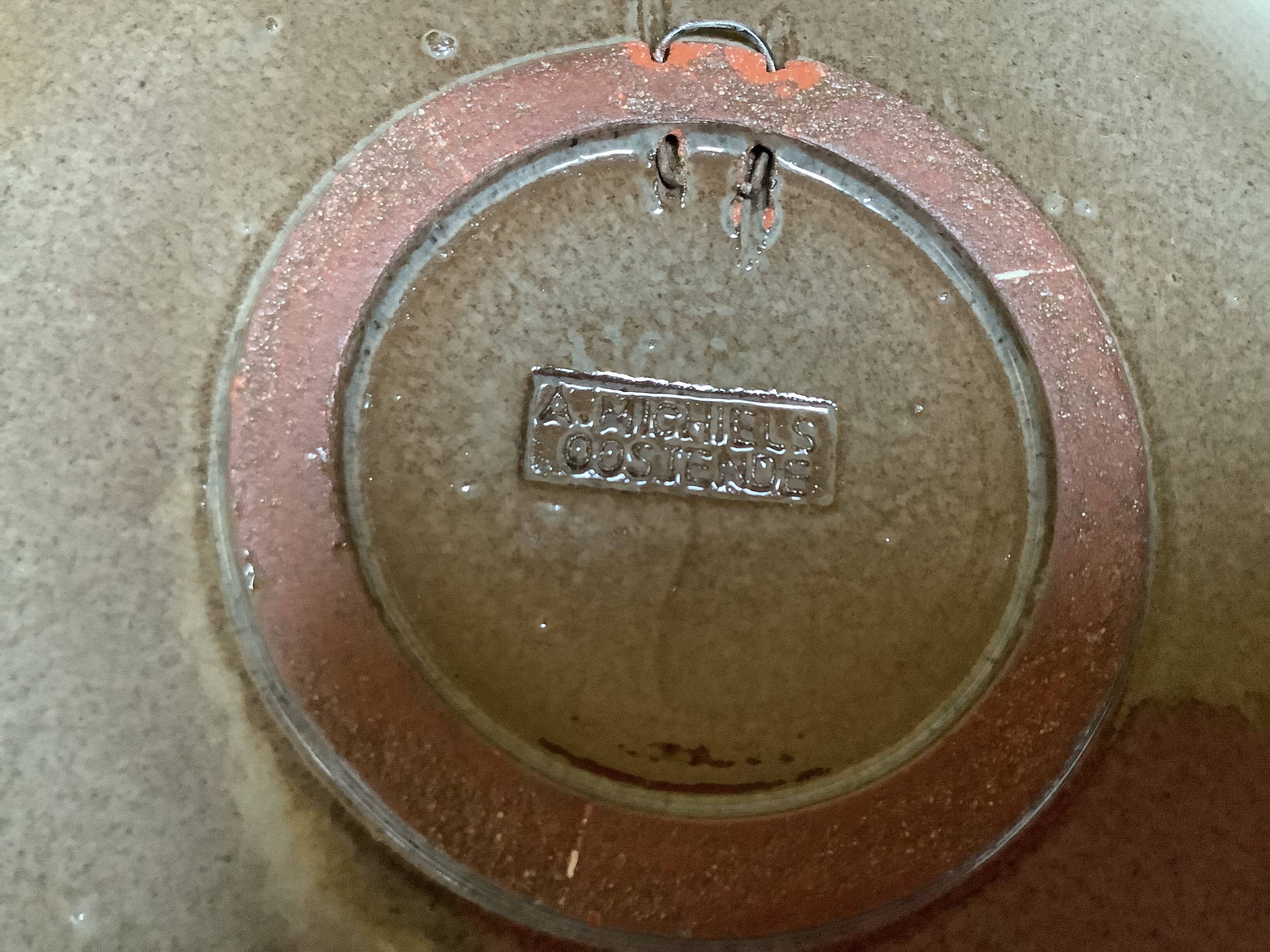 Ceramic catchall by Auguste Michiels Ostend