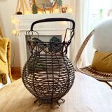 Vintage metal basket