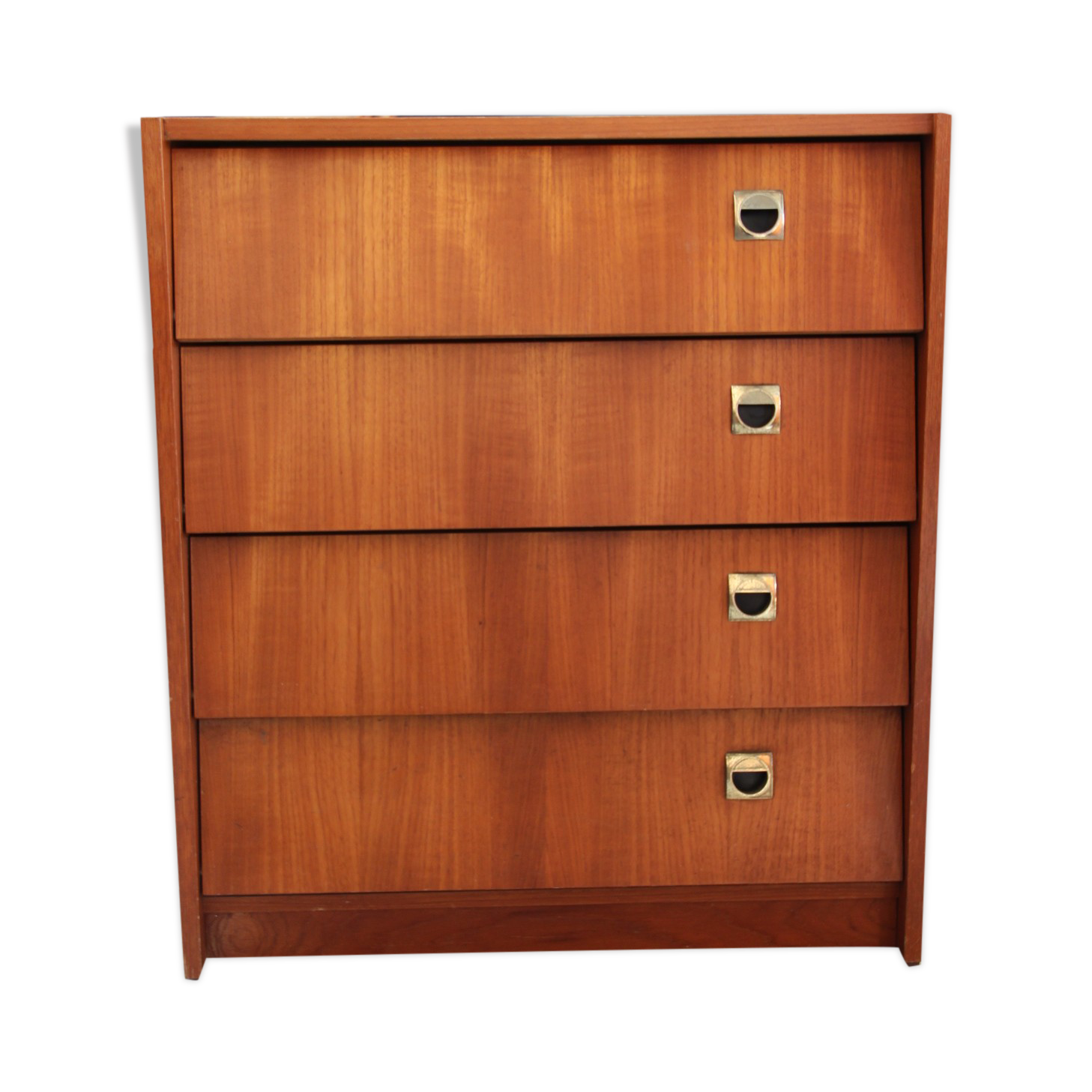 Vintage shoe cabinet teak veneer