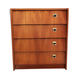 Vintage shoe cabinet teak veneer