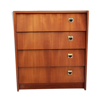 Vintage shoe cabinet teak veneer