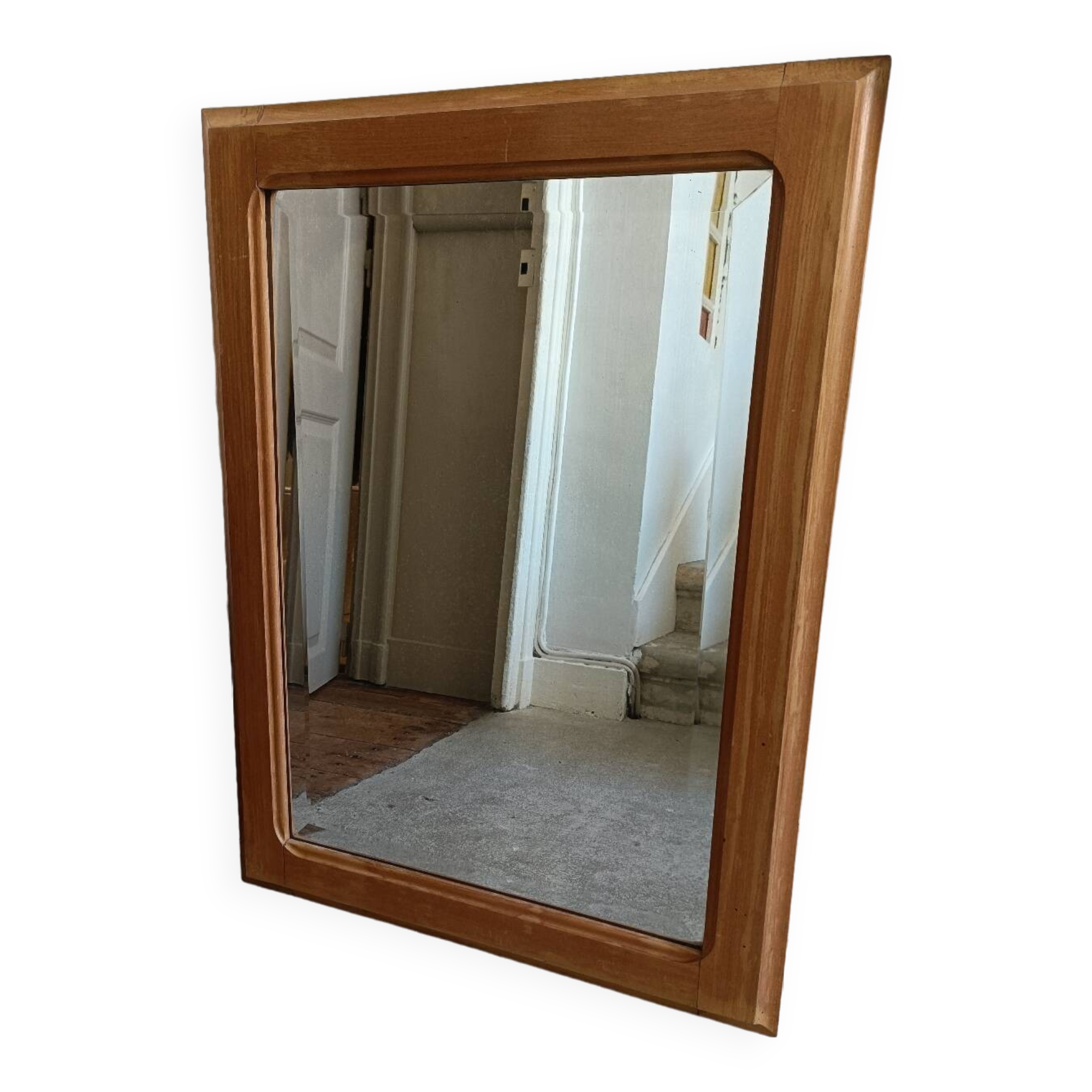 70' Scandinavian solid wood mirror