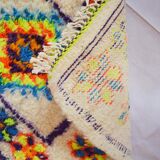 Colorful berber carpet 83 x 61 cm
