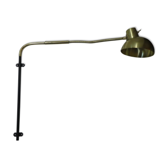 Brass gallows lamp