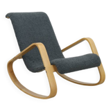 Vintage Rocking Chair/Lounge Chair “Dondolo” by Luigi Crassevig, 1970s