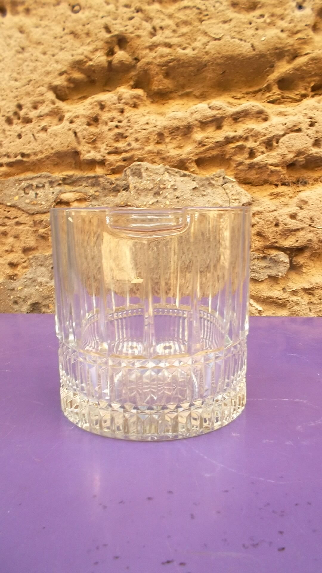 Crystal ice bucket