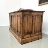 Old pine trading counter, circa 1950