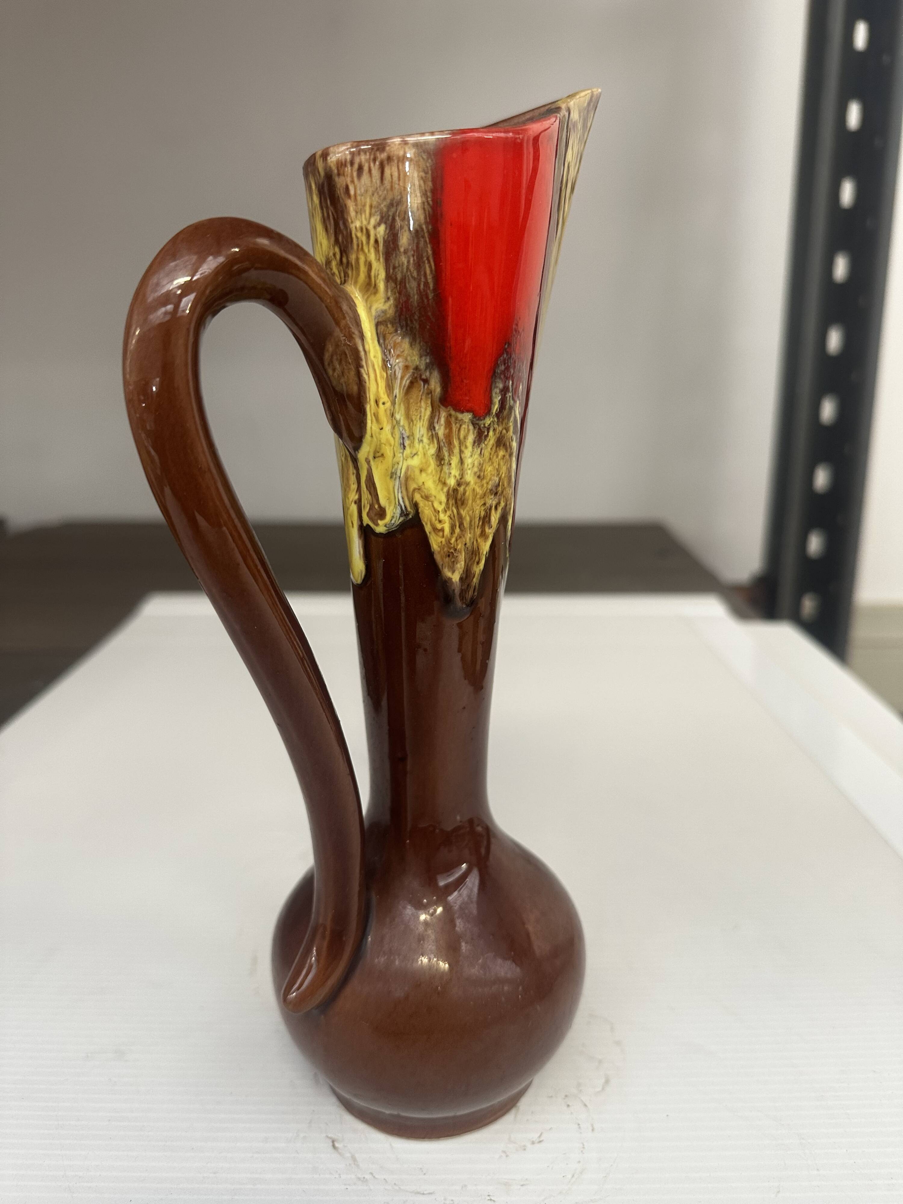 Pichet - Soliflore Vallauris céramique émaillée H 26 cm