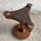 Table d’appoint vintage en bois – France, vers 1950