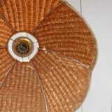 Realectrified rattan flower suspension
