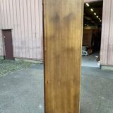 19th-century quarter-round oak solid wood corner library