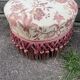 Armchair and pouf in Napoleon III style, Jean Roche
