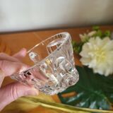 Cut Crystal Bowl with 2 Handles