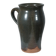 Vintage mid-century oxidised pottery vase