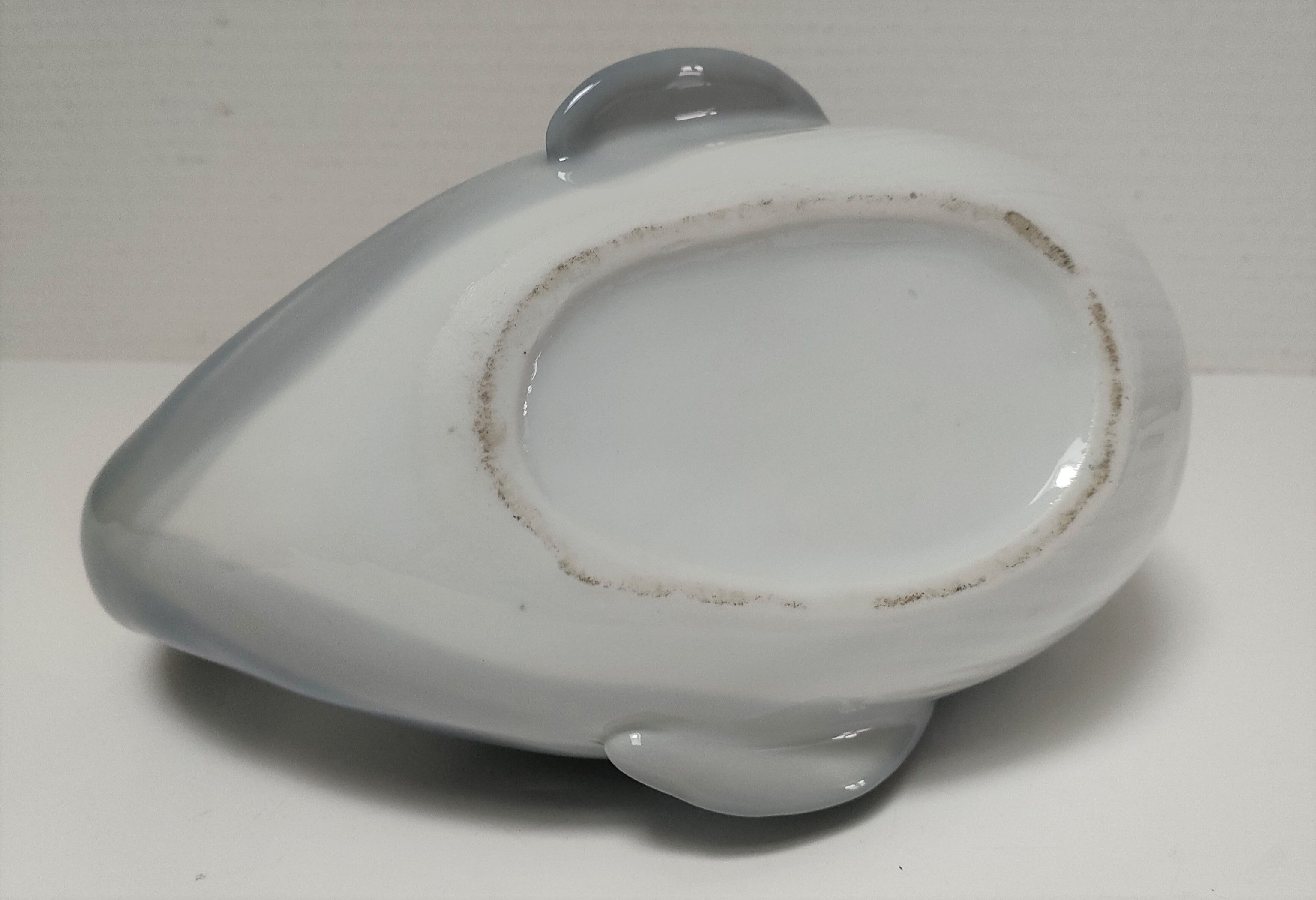 Teapot zoomorphic blue whale porcelain design Japan